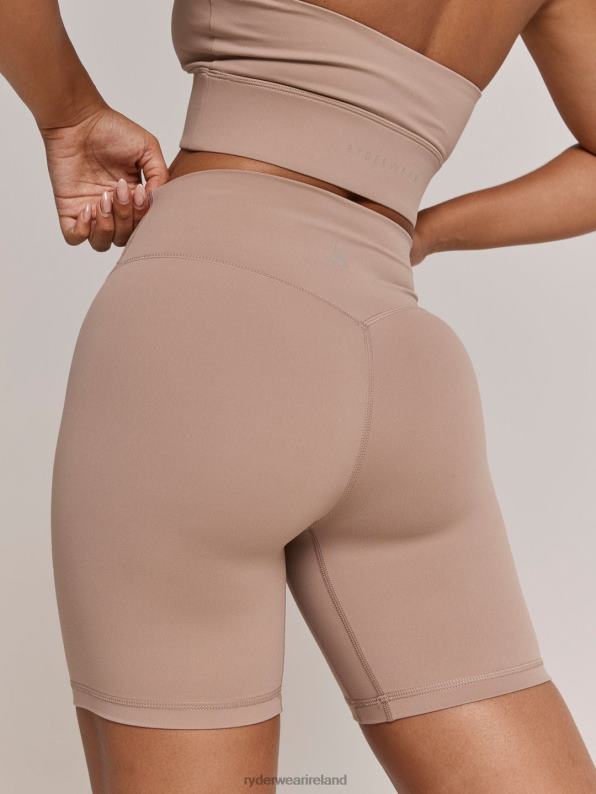 Ryderwear Nkd Arch Mid-Length Shorts Taupe Women Clothing 4Z2T556