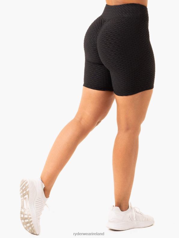 Ryderwear Optic Scrunch Bum Shorts Black Women Clothing 4Z2T598