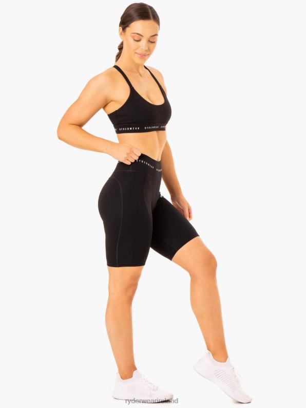 Ryderwear Reflex High Waisted Bike Shorts Black Women Clothing 4Z2T637