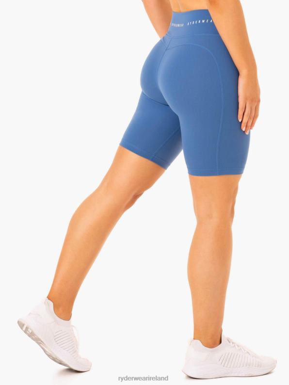 Ryderwear Reflex High Waisted Bike Shorts Blue Women Clothing 4Z2T639