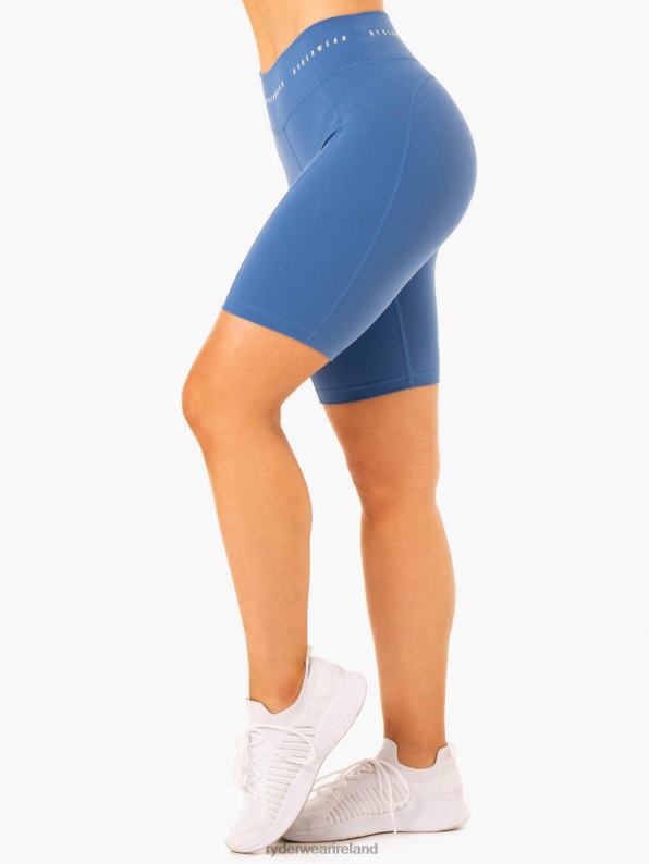 Ryderwear Reflex High Waisted Bike Shorts Blue Women Clothing 4Z2T639