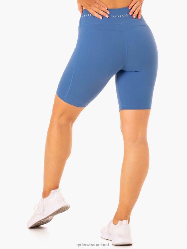 Ryderwear Reflex High Waisted Bike Shorts Blue Women Clothing 4Z2T639