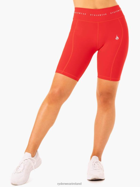 Ryderwear Reflex High Waisted Bike Shorts Red Women Clothing 4Z2T638