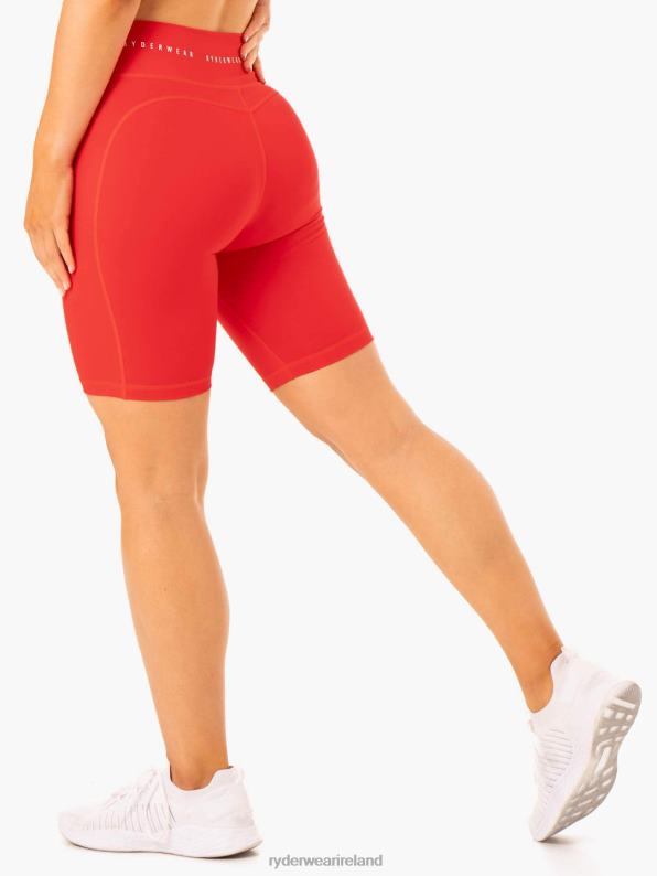 Ryderwear Reflex High Waisted Bike Shorts Red Women Clothing 4Z2T638