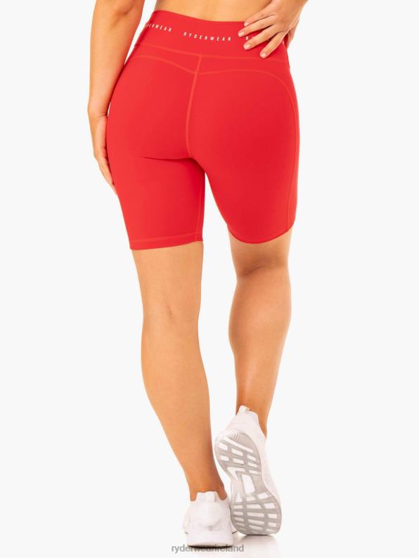 Ryderwear Reflex High Waisted Bike Shorts Red Women Clothing 4Z2T638