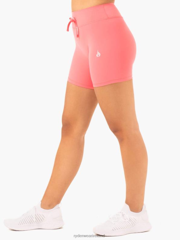 Ryderwear Replay High Waisted Shorts Coral Women Clothing 4Z2T610
