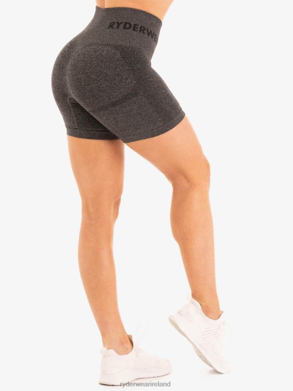 Ryderwear Seamless Staples Shorts Charcoal Marl Women Clothing 4Z2T730