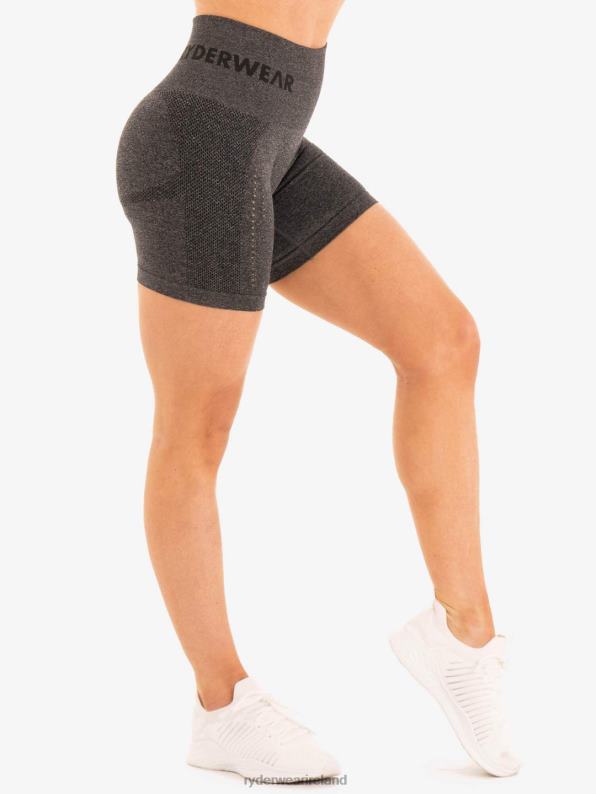 Ryderwear Seamless Staples Shorts Charcoal Marl Women Clothing 4Z2T730