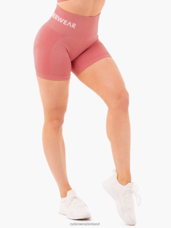 Ryderwear Seamless Staples Shorts Rose Pink Marl Women Clothing 4Z2T711