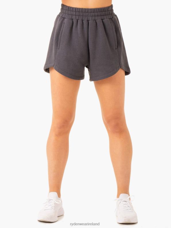 Ryderwear Sideline Track Shorts Charcoal Women Clothing 4Z2T594