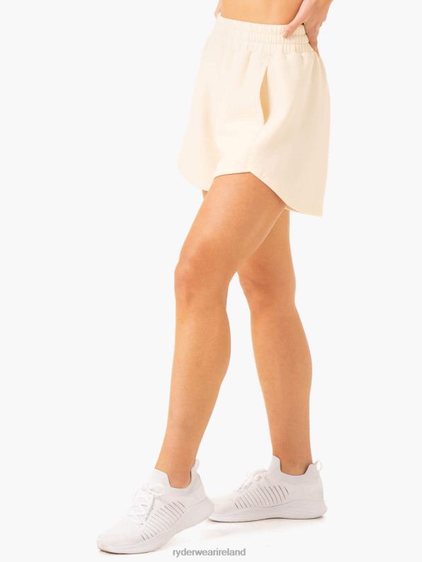 Ryderwear Sideline Track Shorts Vanilla Women Clothing 4Z2T593