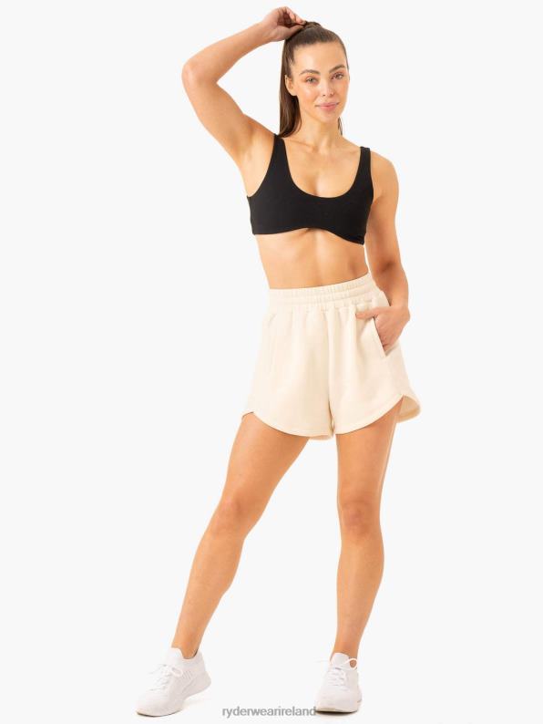 Ryderwear Sideline Track Shorts Vanilla Women Clothing 4Z2T593