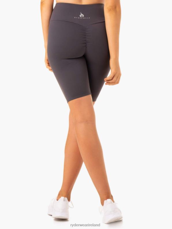 Ryderwear Staples Scrunch Bum Bike Shorts Charcoal Women Clothing 4Z2T680