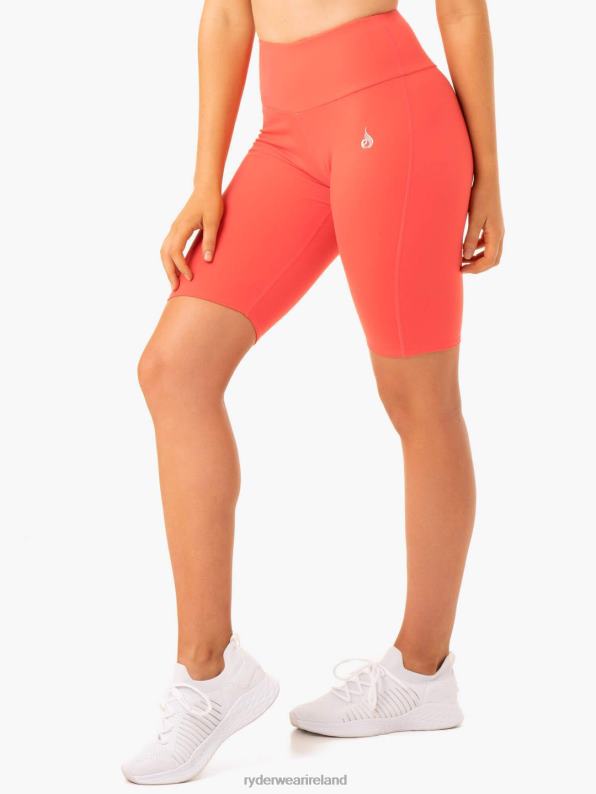 Ryderwear Staples Scrunch Bum Bike Shorts Coral Women Clothing 4Z2T681