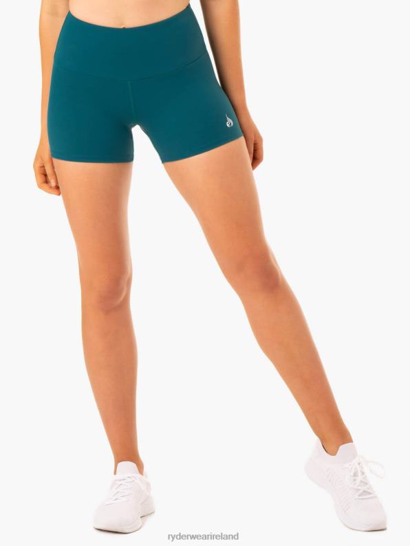 Ryderwear Staples Scrunch Bum Booty Shorts Emerald Women Clothing 4Z2T669