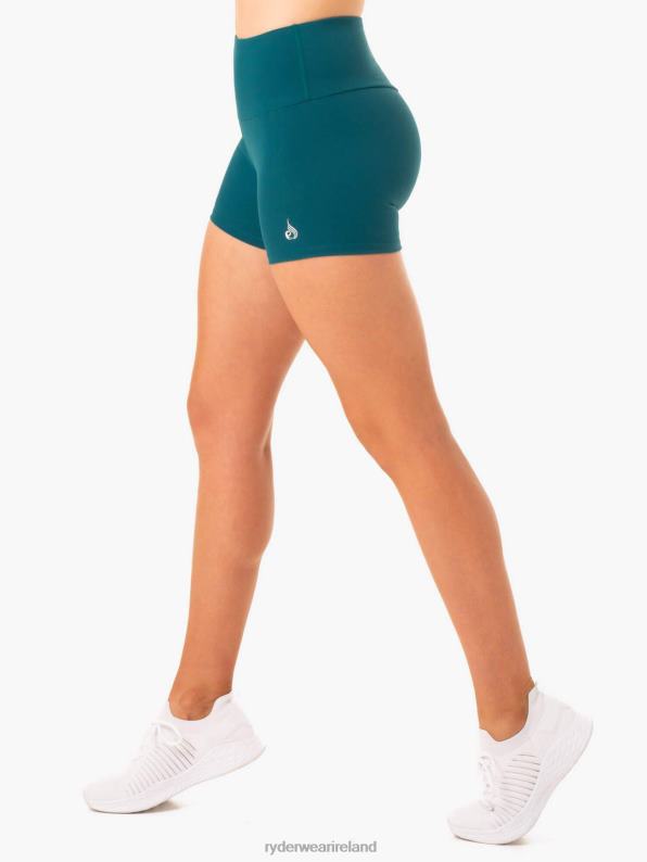 Ryderwear Staples Scrunch Bum Booty Shorts Emerald Women Clothing 4Z2T669