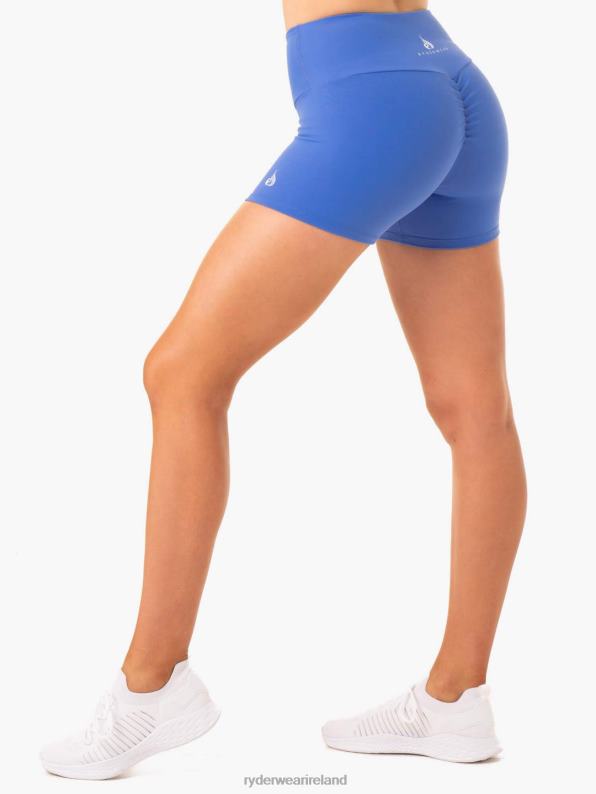 Ryderwear Staples Scrunch Bum Booty Shorts Iris Blue Women Clothing 4Z2T671