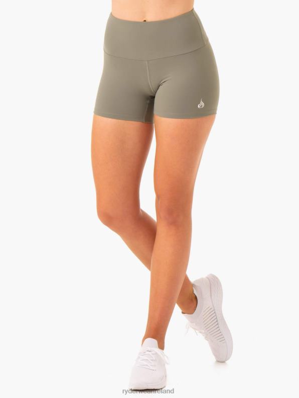 Ryderwear Staples Scrunch Bum Booty Shorts Khaki Women Clothing 4Z2T665
