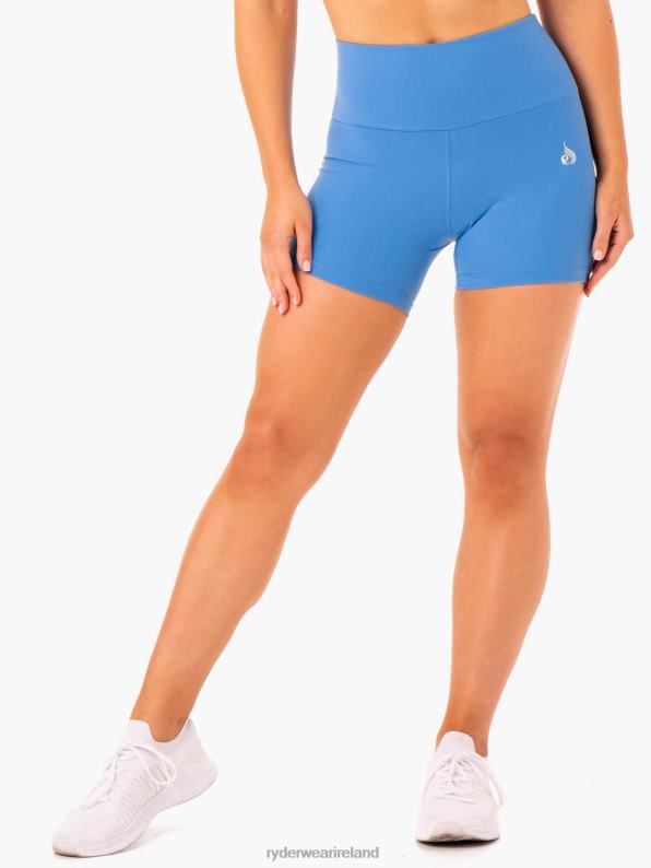 Ryderwear Staples Scrunch Bum Mid Length Shorts Blue Women Clothing 4Z2T633
