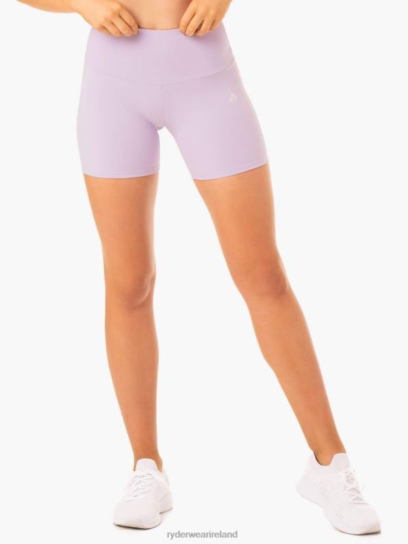 Ryderwear Staples Scrunch Bum Mid Length Shorts Lilac Women Clothing 4Z2T678