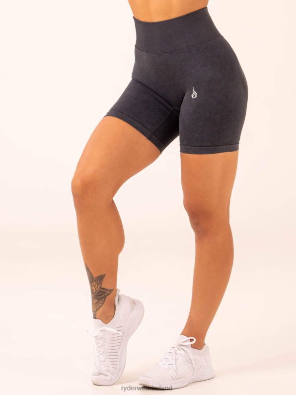 Ryderwear Stonewash Scrunch Seamless Shorts Black Stonewash Women Clothing 4Z2T526