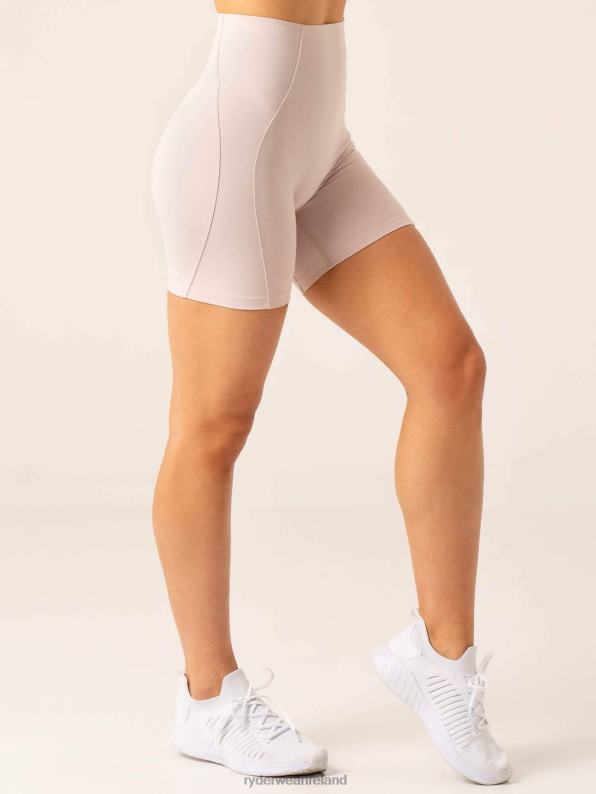 Ryderwear Stride High Waisted Shorts Chalk Women Clothing 4Z2T548