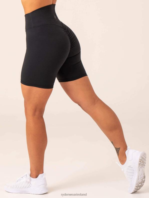 Ryderwear Unstoppable High Waisted Scrunch Shorts Black Women Clothing 4Z2T566