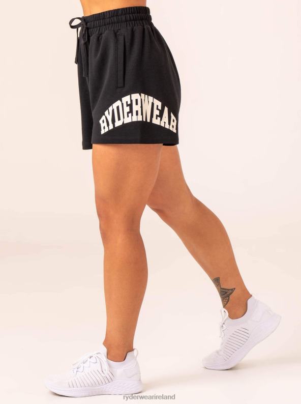 Ryderwear Wocollegiate Track Short Black Women Clothing 4Z2T560